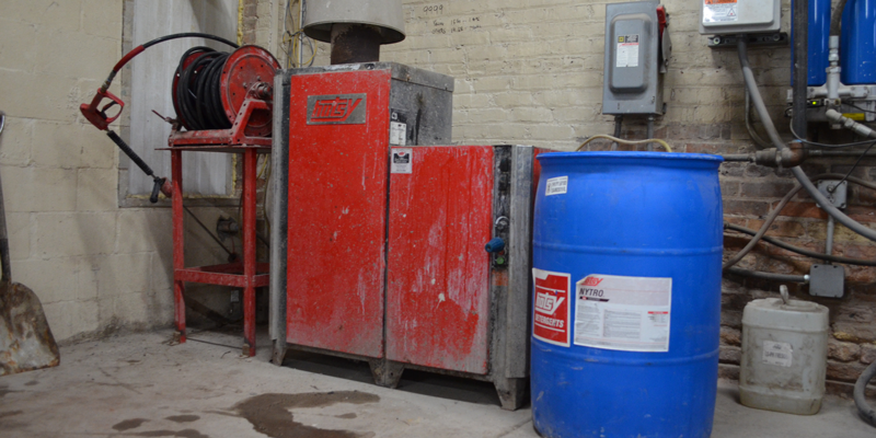 Search by Soap Category A 55-gal drum of Hotsy soap sits next to a Hotsy pressure washer