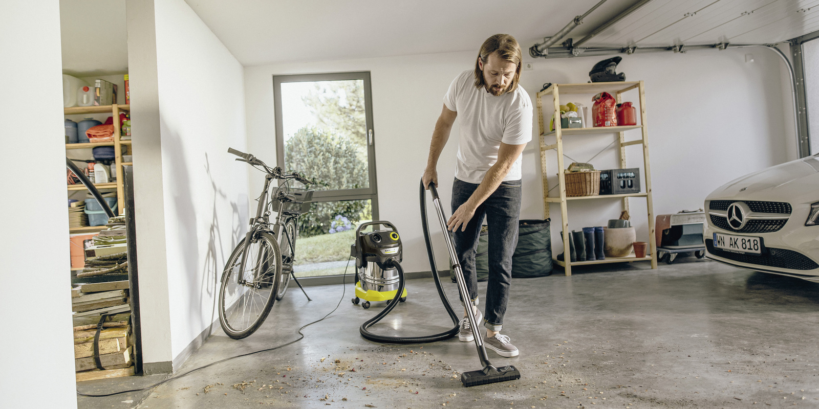 Čištění garáže