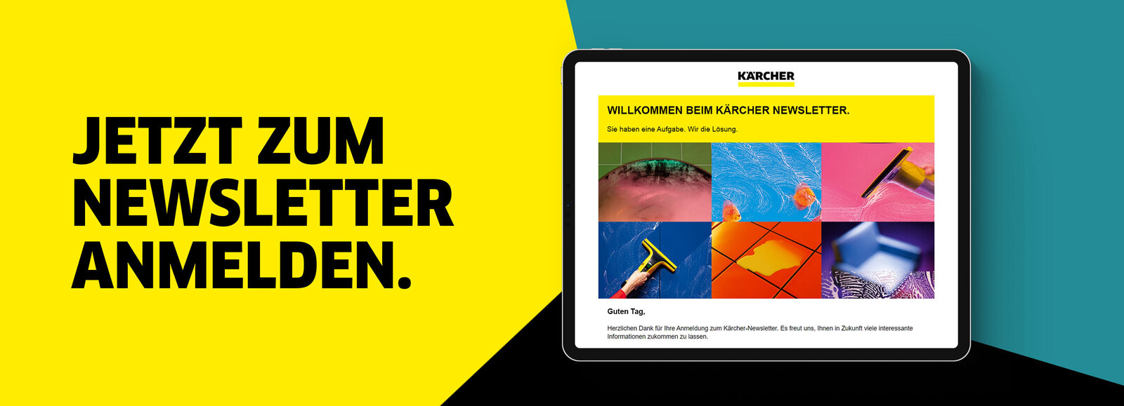 Anmeldung zum Kärcher Newsletter Anmeldung zum Kärcher Newsletter