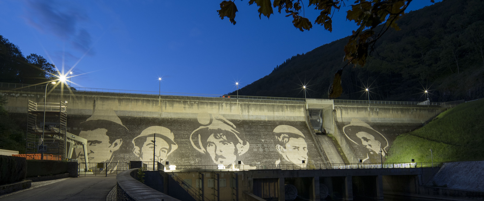 Das Team auf dem Weg zur Arbeit. Das Kärcher-Team auf dem Weg zur Arbeit.