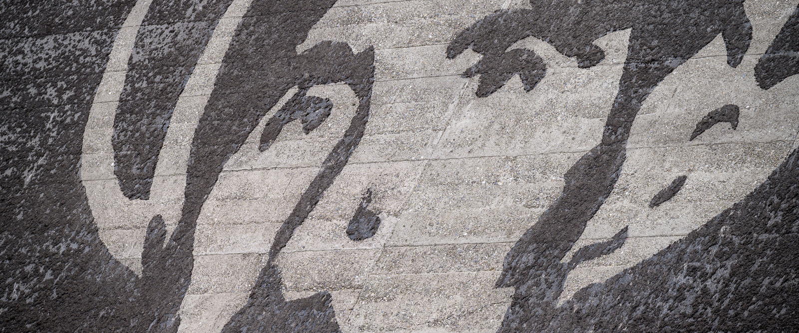 Eines der Portraits auf dem Staudamm. Eines der Portraits auf dem Staudamm.