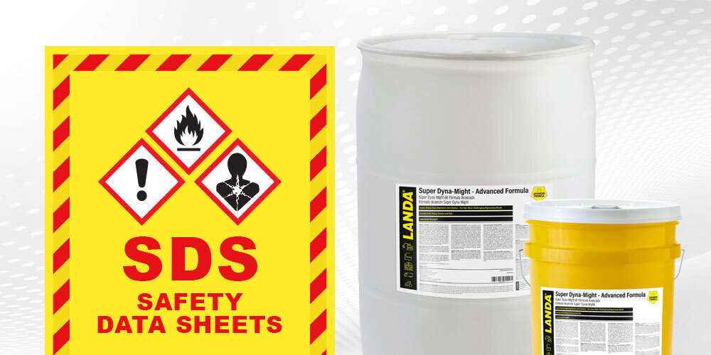 An illustration of detergent statements & SDS