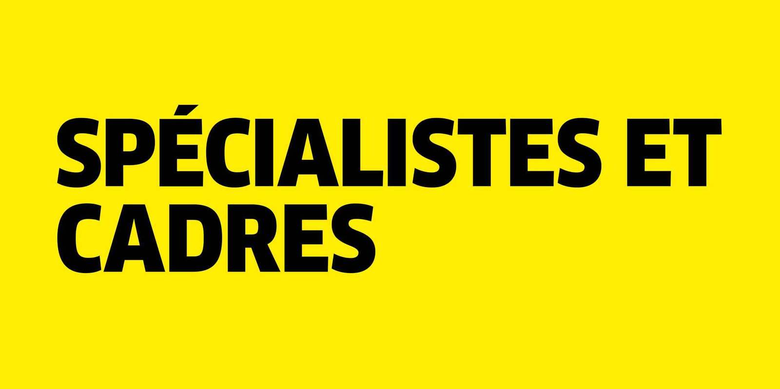 Spécialistes et cadres