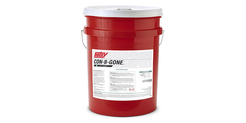 Photo of 5-gallon bucket of Con-B-Gone