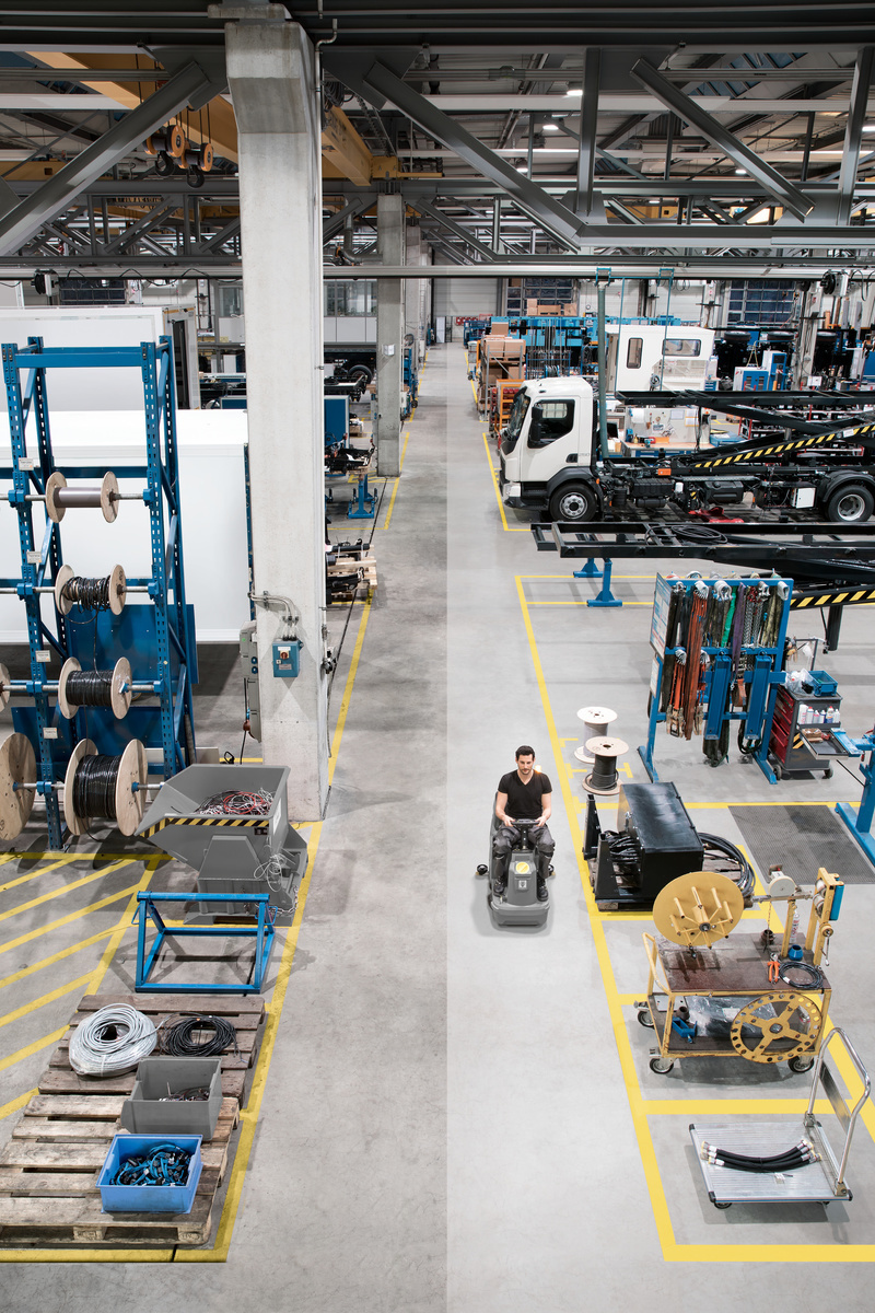 Operação eficiente com apenas um profissional