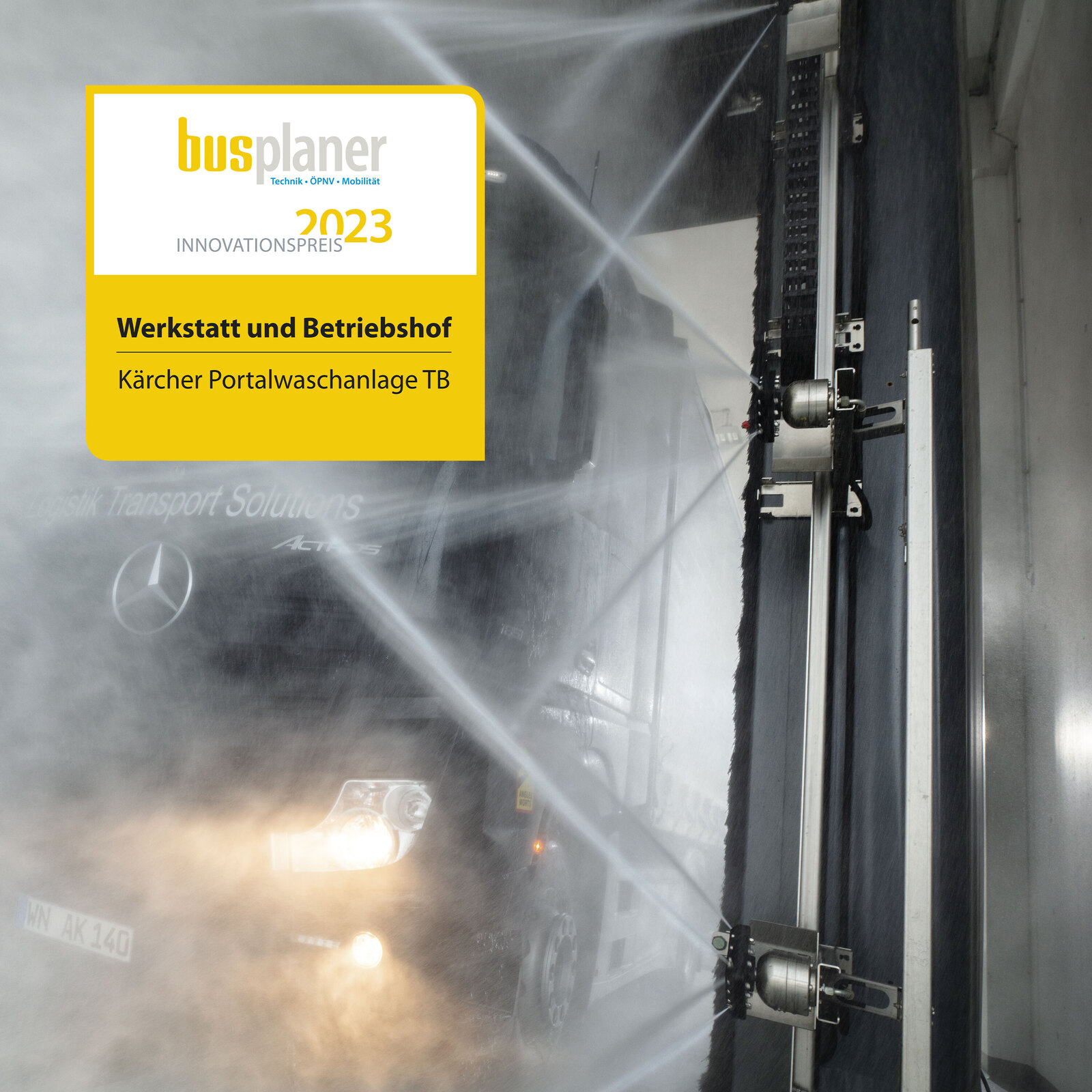 Auszeichnung Portalwaschanlage TB Auszeichnung Portalwaschanlage TB