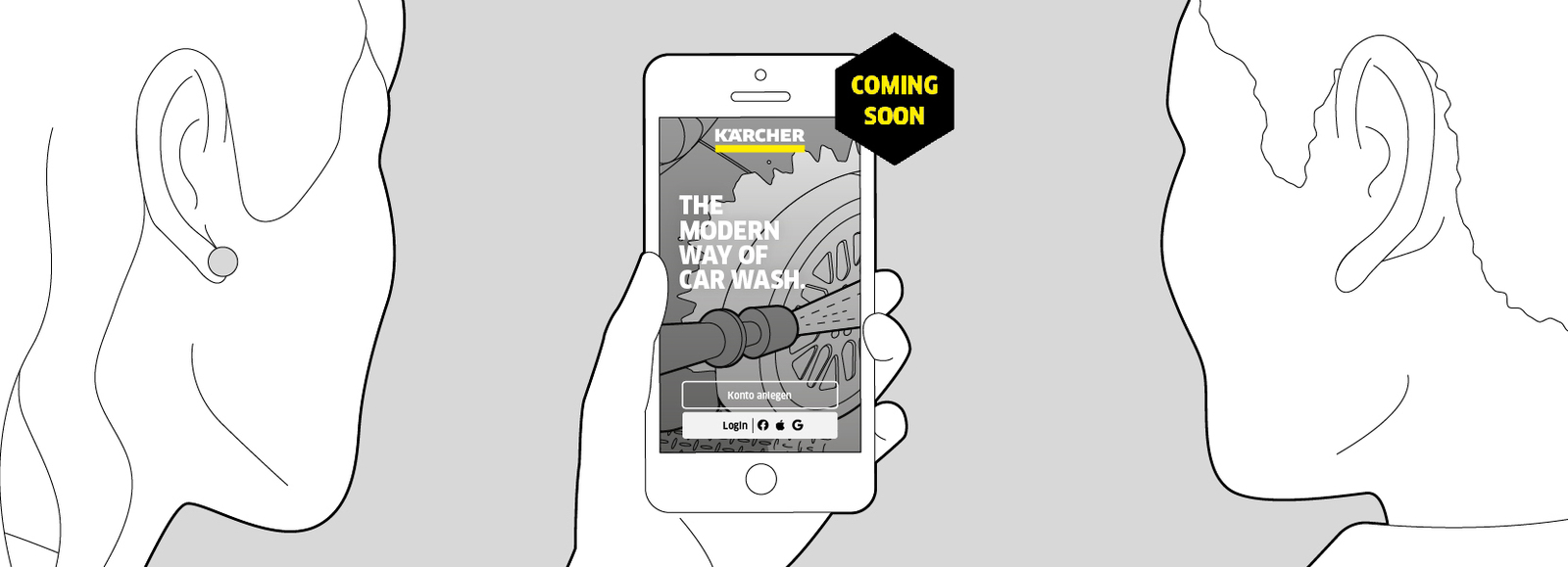 Kärcher Pay&Wash – die clevere App für mobiles Bezahlen