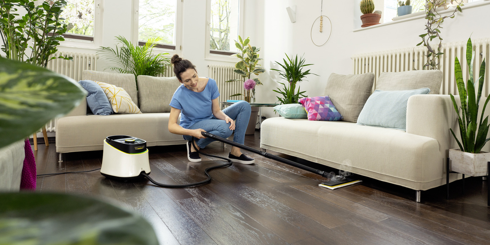 Cleaning parquet and laminate Kärcher tips for cleaning parquet and laminate