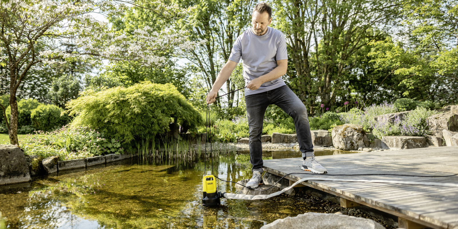 Kärcher tips: Pond cleaning