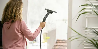 Fensterreinigung mit dem Dampfreiniger