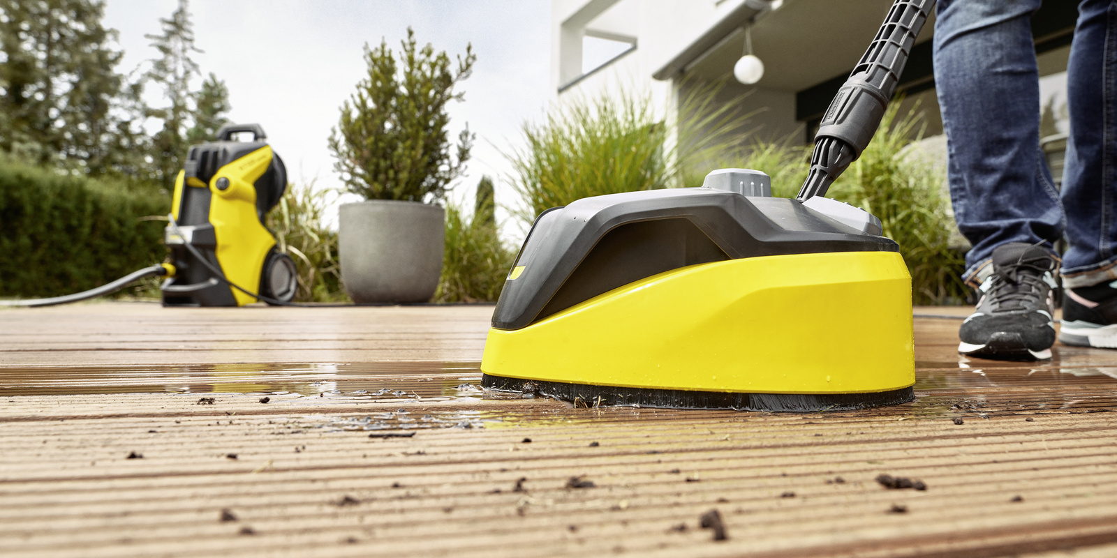 Kärcher: Очистка деревянной террасы