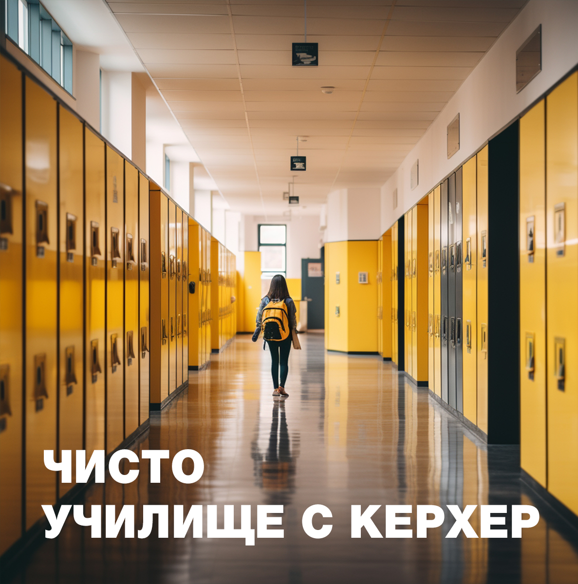 Чисто училище с Керхер Чисто училище с Керхер