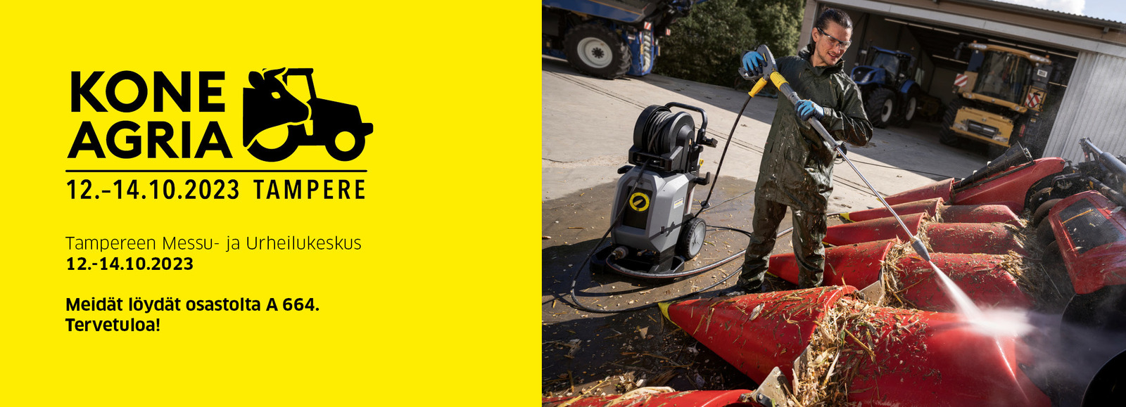 Kärcher mukana KoneAgria 2023 -messuilla
