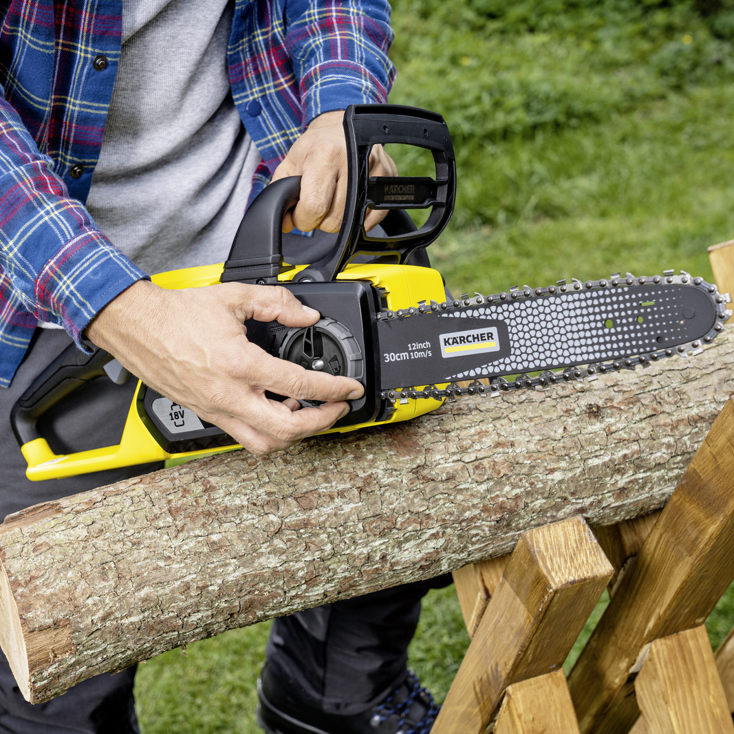 Battery Chain saw settings