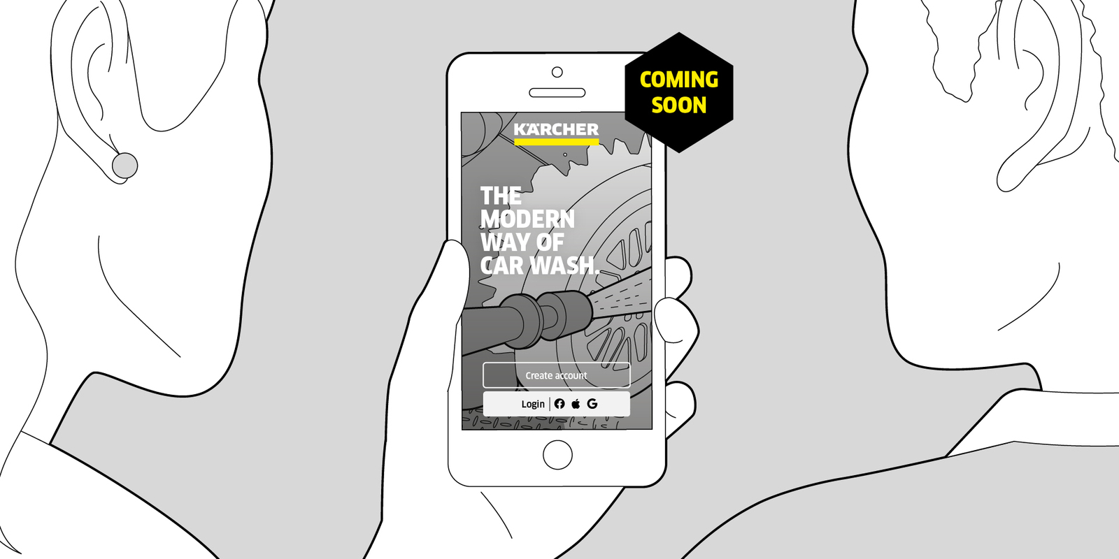 Kärcher Pay&Wash – the clever app for mobile payment Kärcher Pay&Wash – the clever app for mobile payment