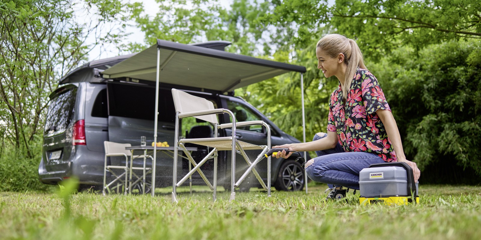 Čištění kempingového vybavení