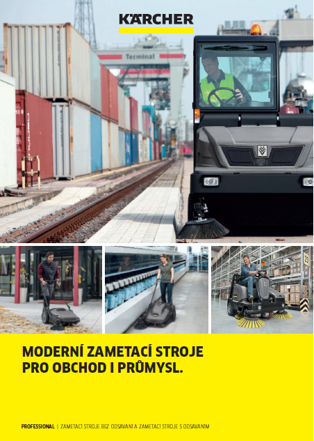 Zametací stroje Kärcher Professional 2023 - brozura