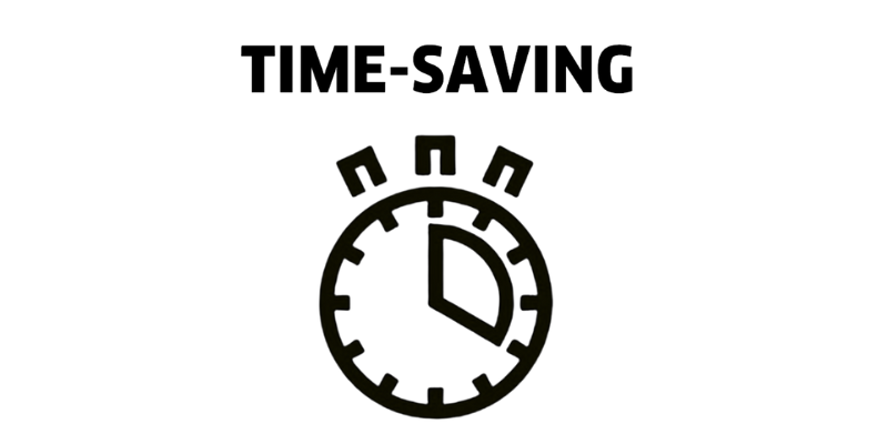 Pikto Time Saving Schwarz Weiß