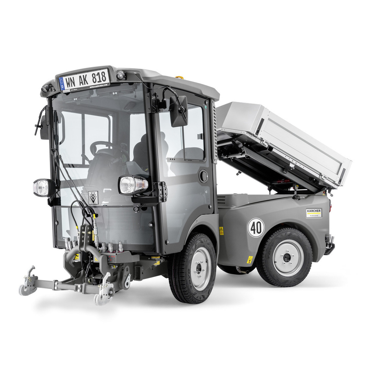 Effiziente Reinigung großer Bodenflächen im Einkaufszentrum mit dem autonomen Kärcher Reinigungsroboter KIRA B 50