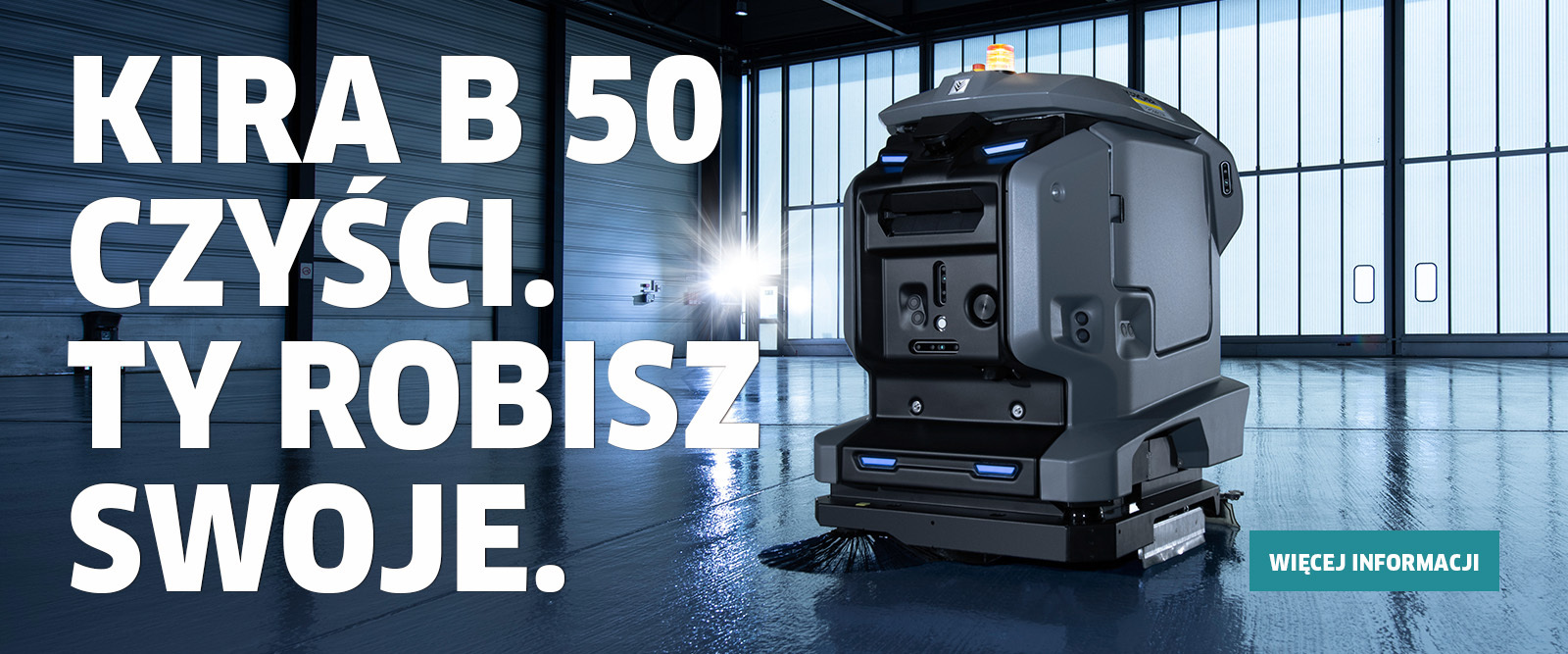 Autonomiczny robot szorująco-zbierający