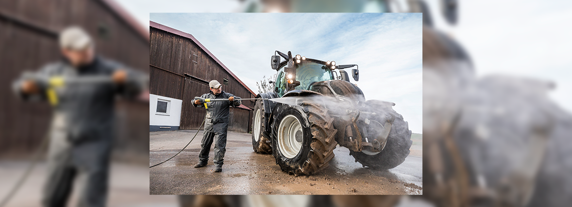 Limpeza de tratores e equipamentos agrícolas Limpeza de tratores e equipamentos agrícolas