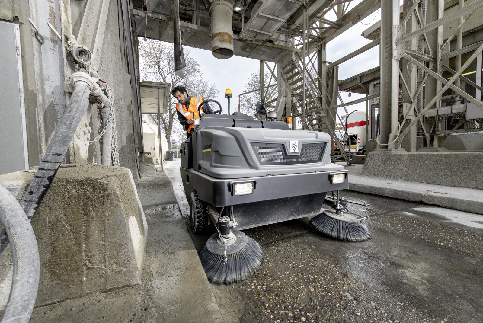 Equipamentos para a limpeza industrial 