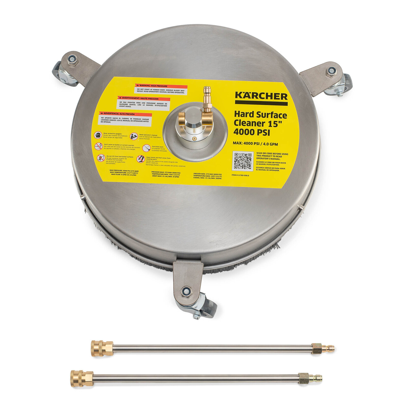 Karcher 15 inch Metal Surface Cleaner 4000 psi with two wands Karcher 15 inch Metal Surface Cleaner 4000 psi with two wands