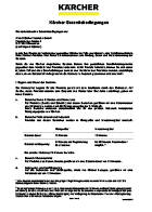 Garantiebedingungen 2018