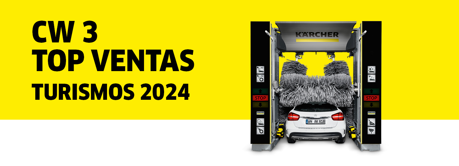 Puente de lavado de turismos CW 3 de Kärcher