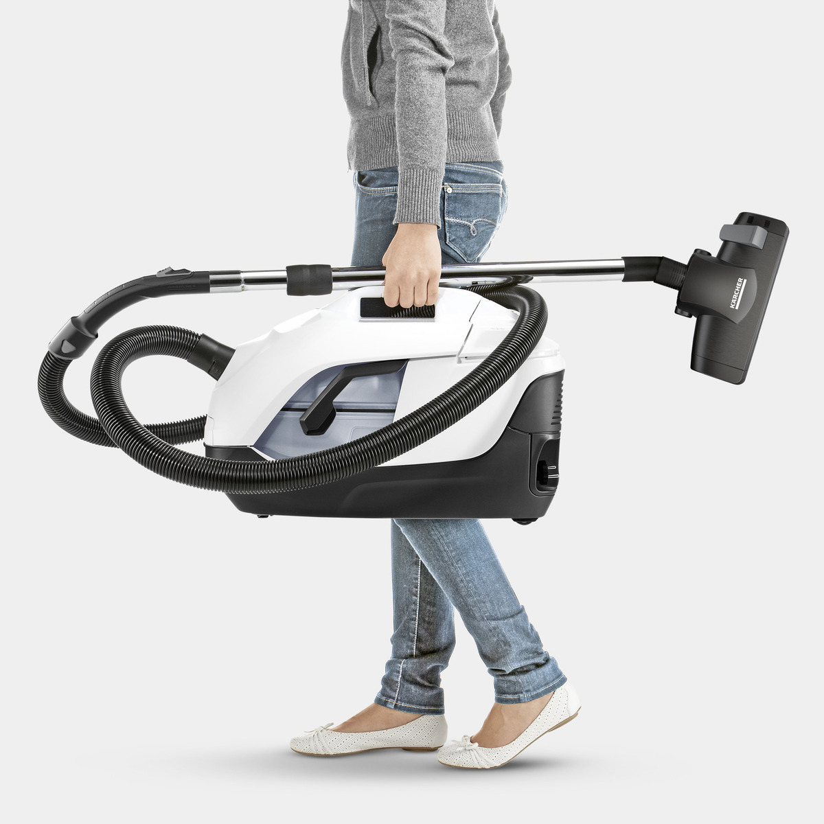 Kärcher vacuum cleaner with water filter handle Kärcher vacuum cleaner with water filter handle