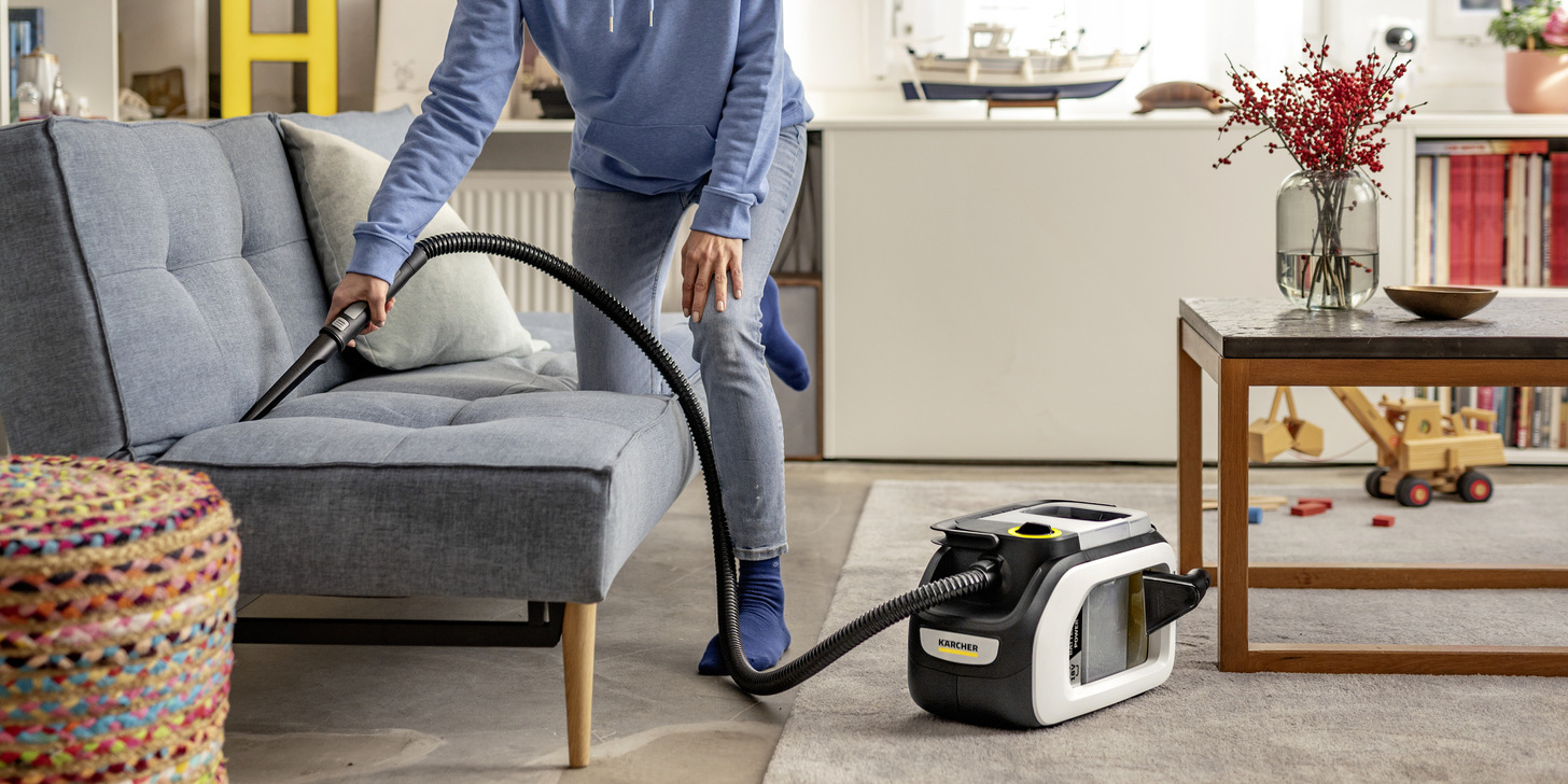 Kärcher tips för att rengöra möbeltextilier