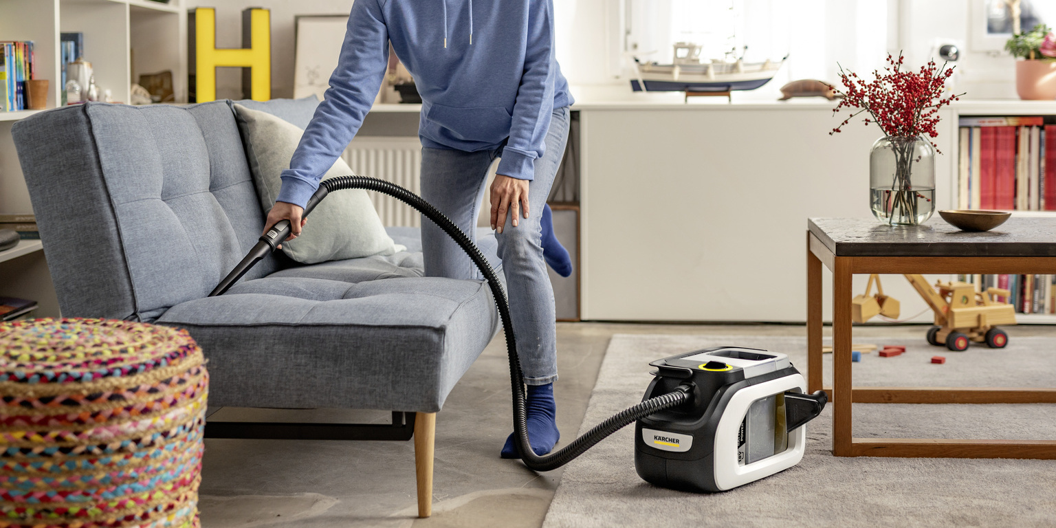 Kärcherin vinkit sohvien ja verhoilujen puhdistamiseen