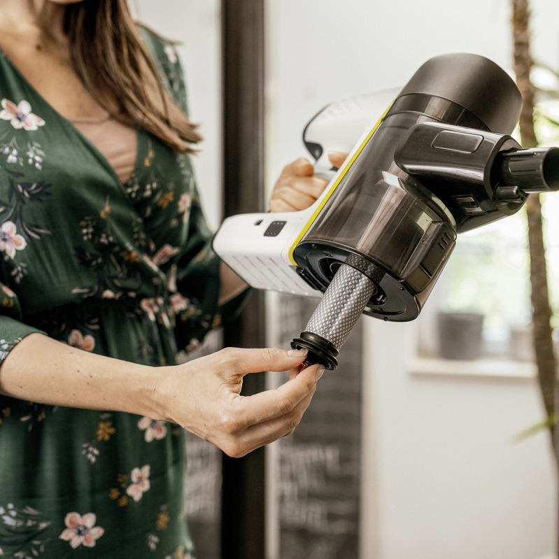 Kärcher battery-powered vacuum cleaners filter system Kärcher battery-powered vacuum cleaners filter system