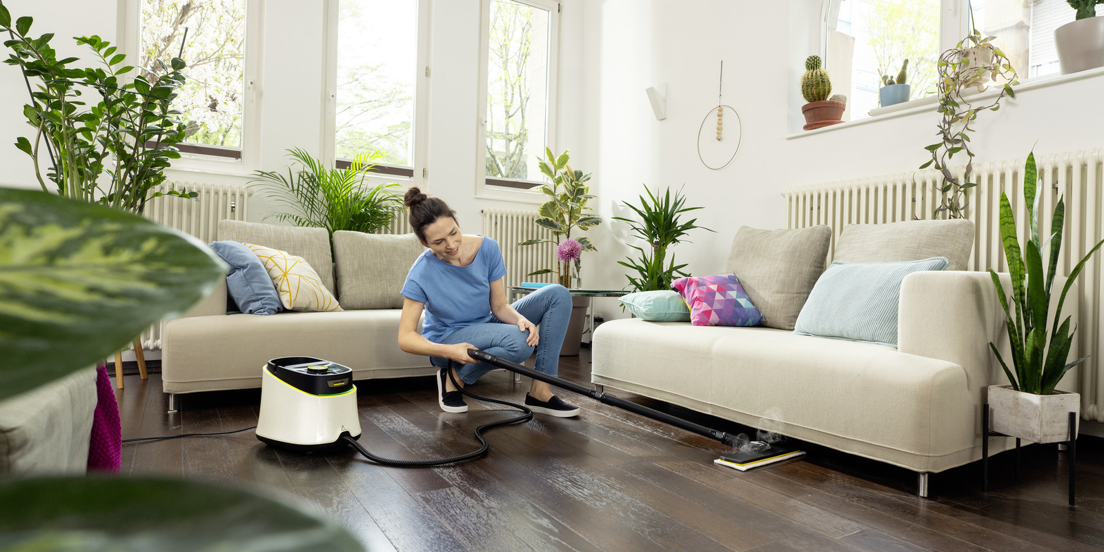 Cleaning parquet and laminate Kärcher tips for cleaning parquet and laminate