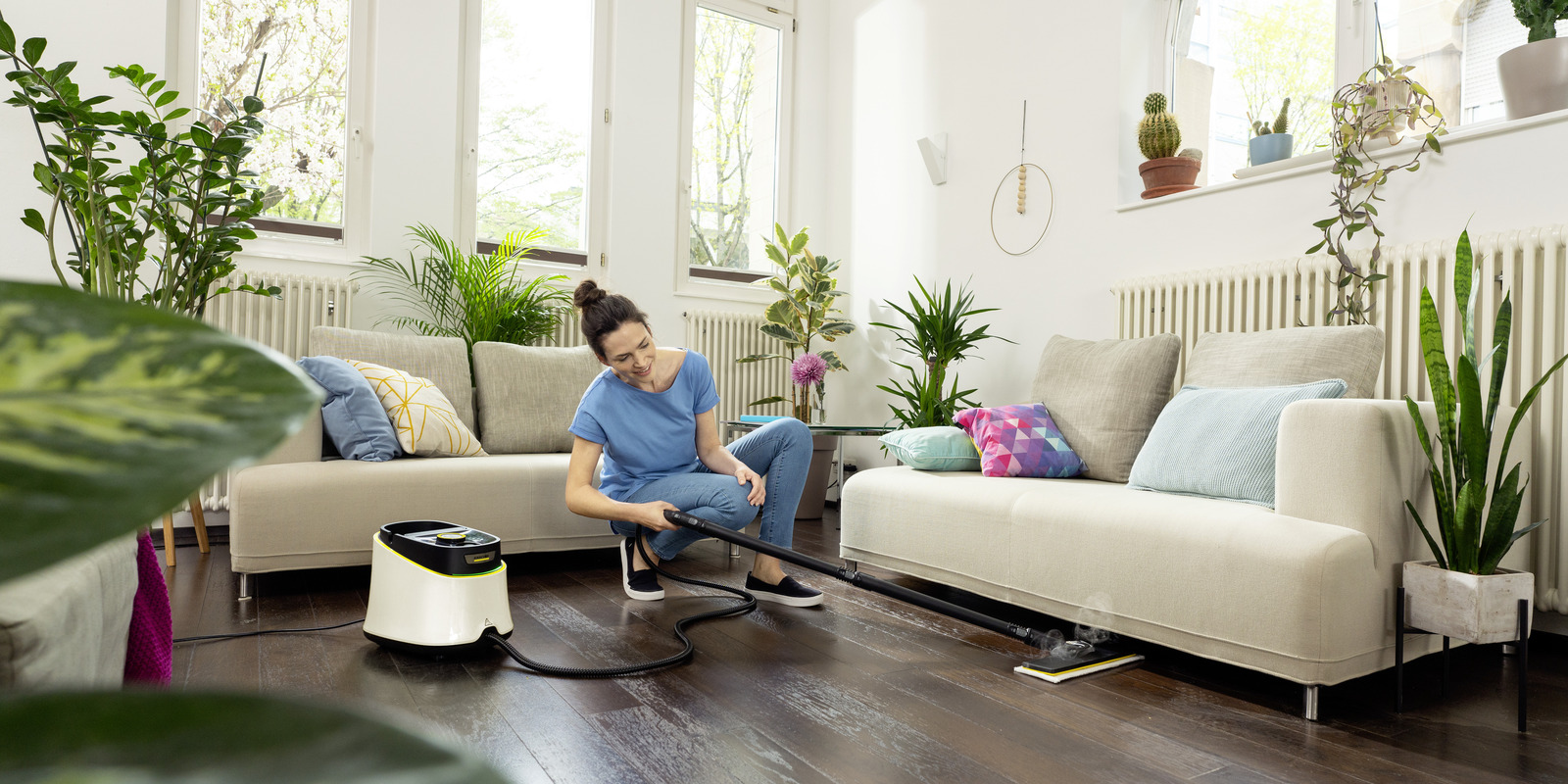 Cleaning parquet and laminate Kärcher tips for cleaning parquet and laminate