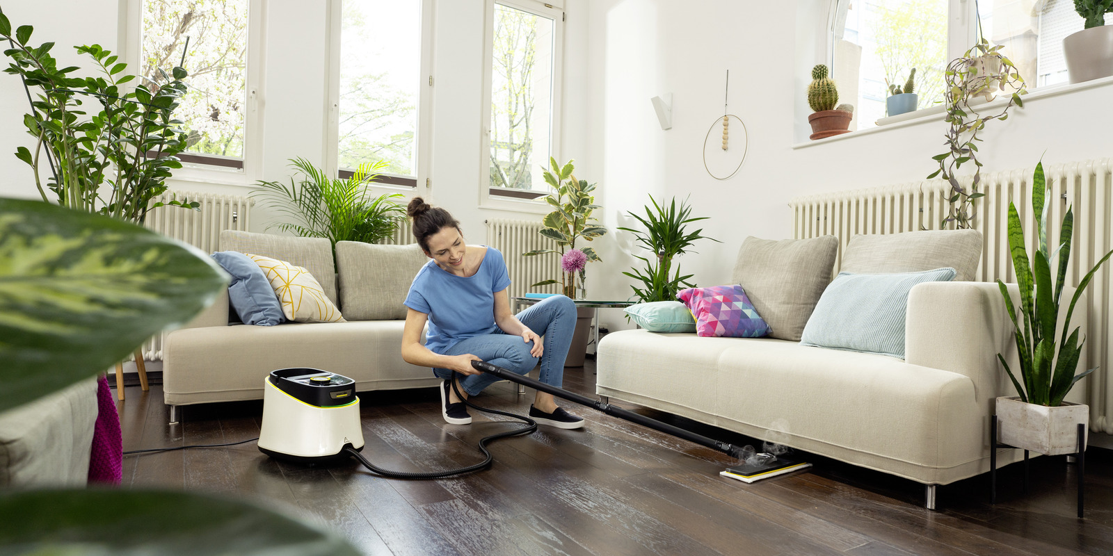 Cleaning parquet and laminate Kärcher tips for cleaning parquet and laminate