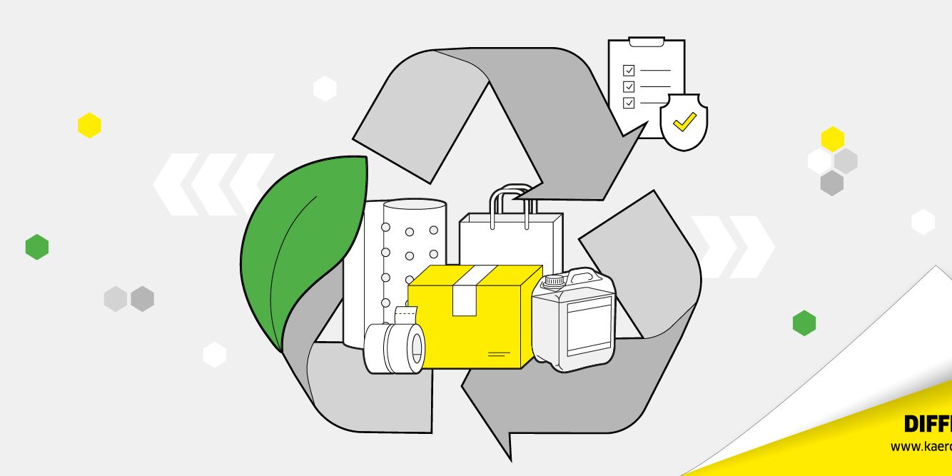 sustainable packaging key visual