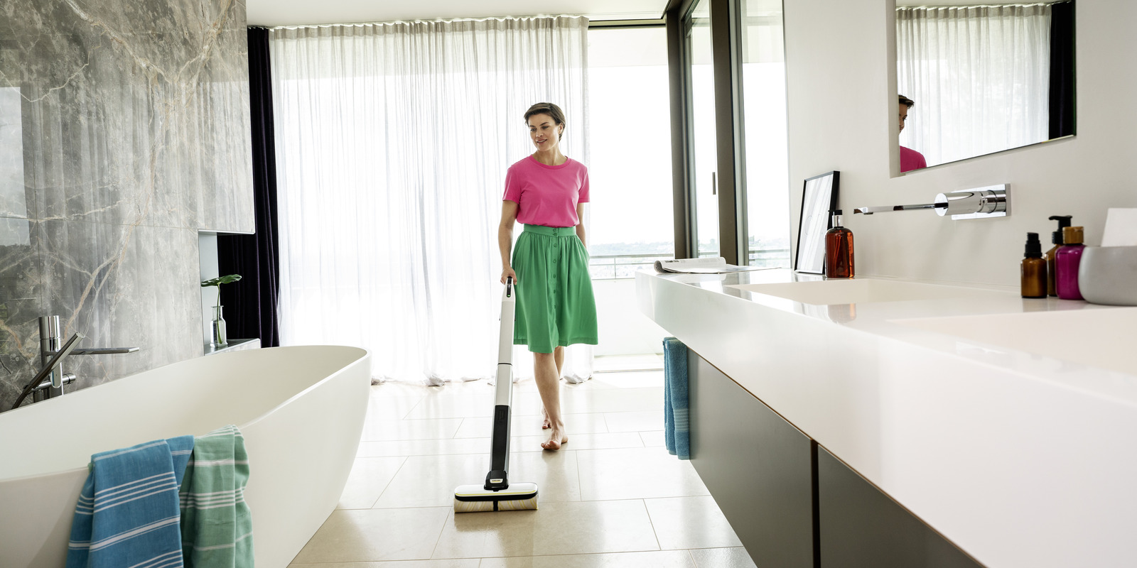 Съвети за почистване на плочки от Kärcher