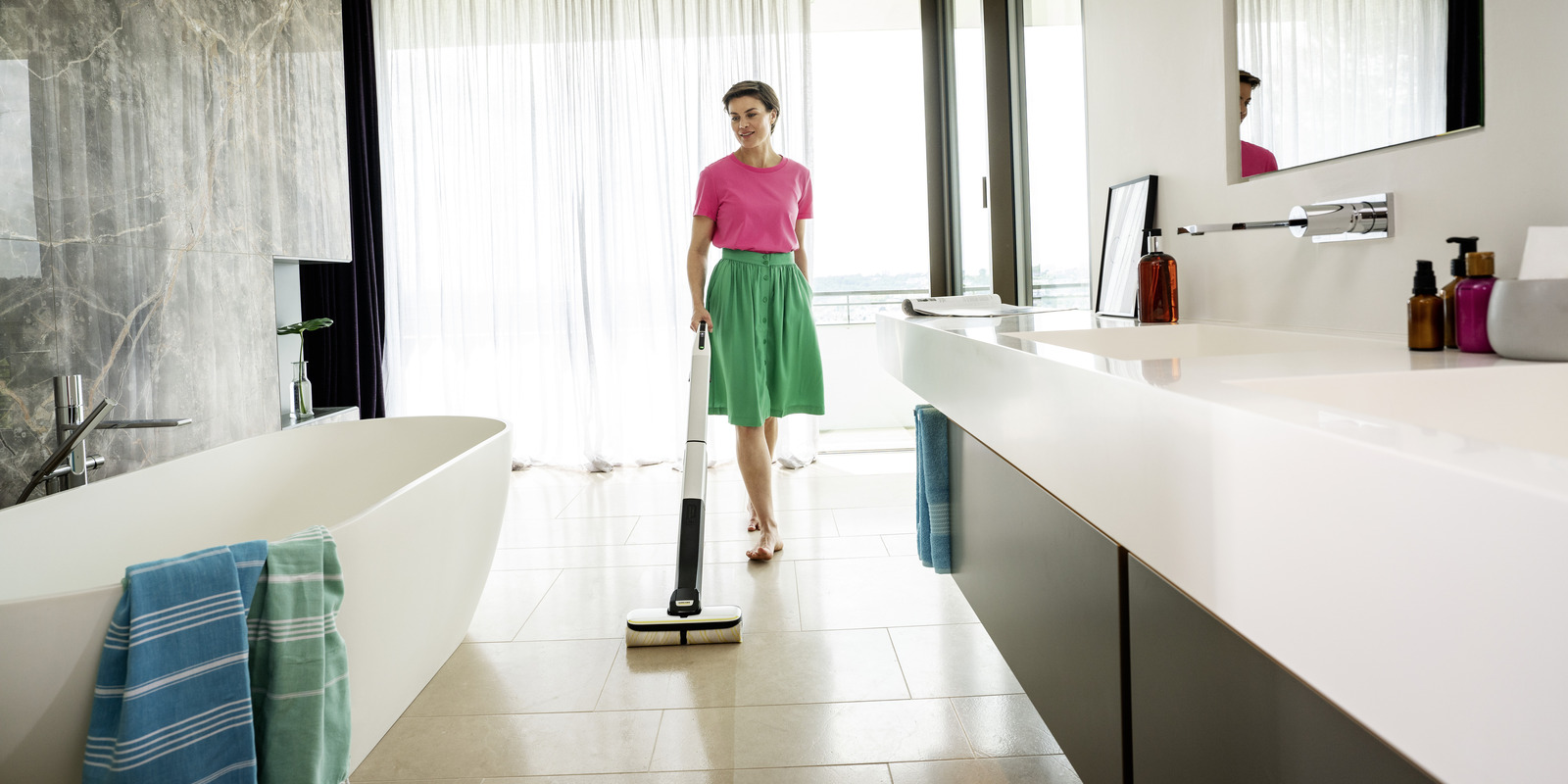 Съвети за почистване на плочки от Kärcher