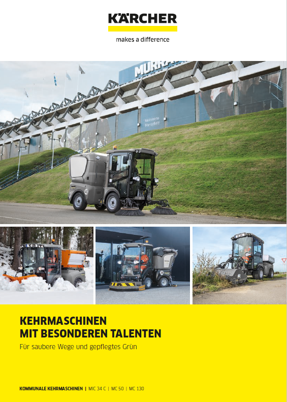 Broschüre Kommunale Kehrmaschine