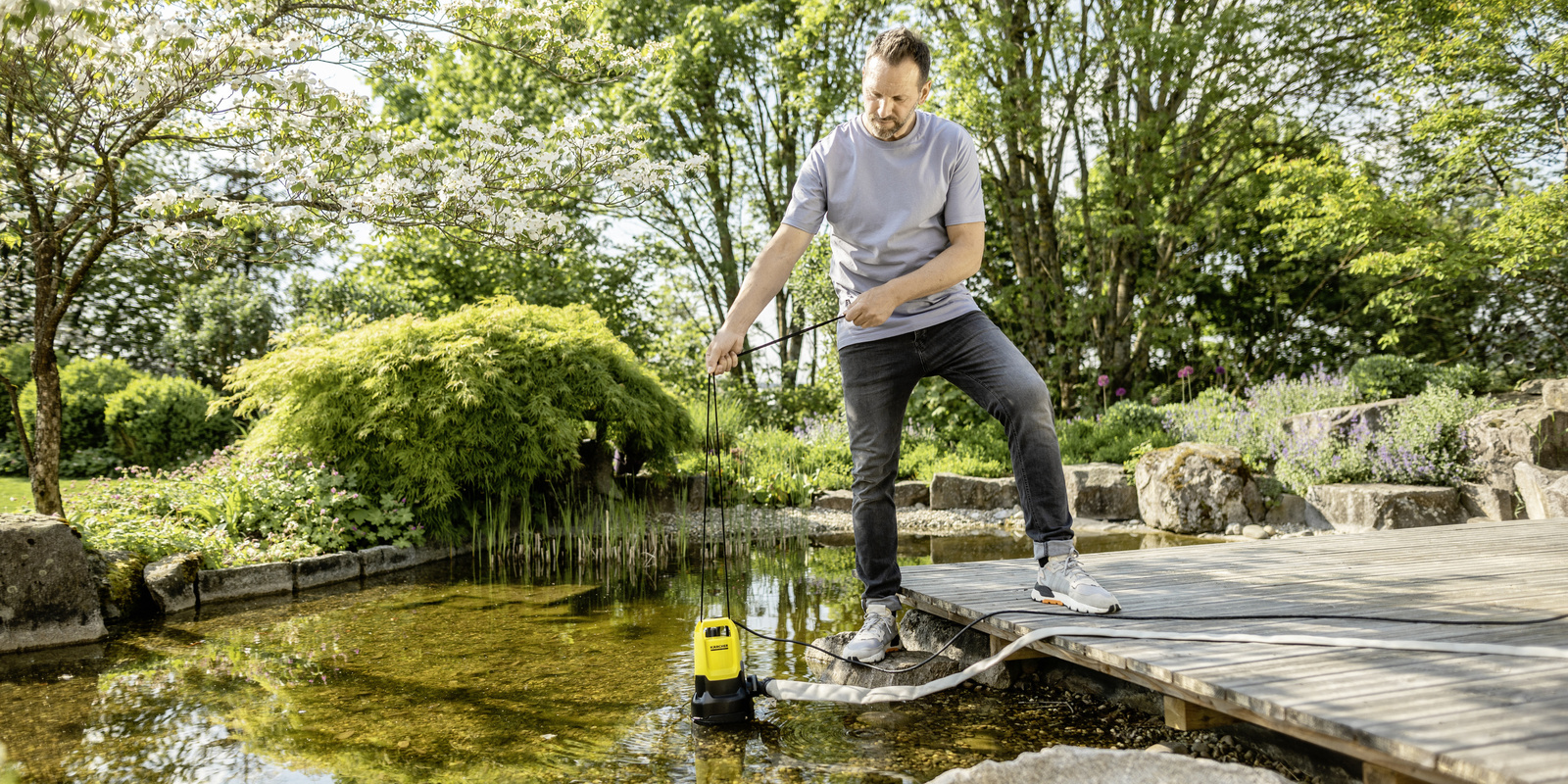 Kärcher tips: Pond cleaning