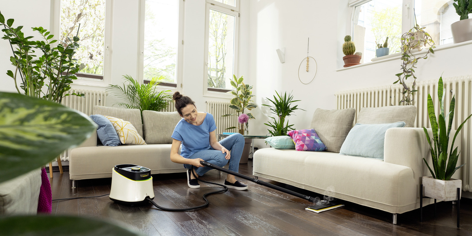 Čištění pomocí páry