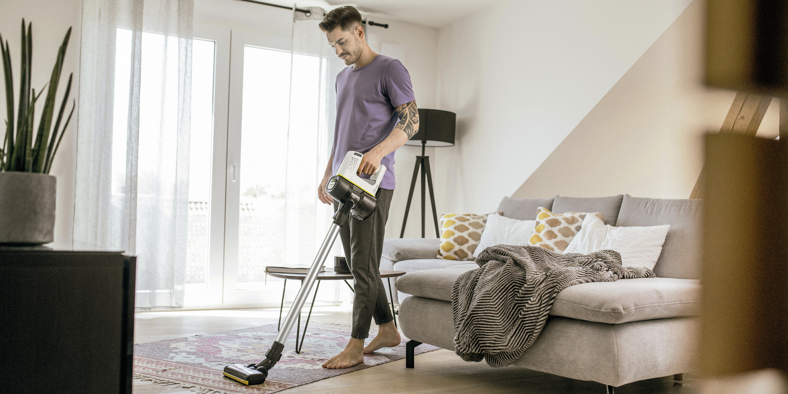 Nettoyage des moquettes avec les produits Kärcher