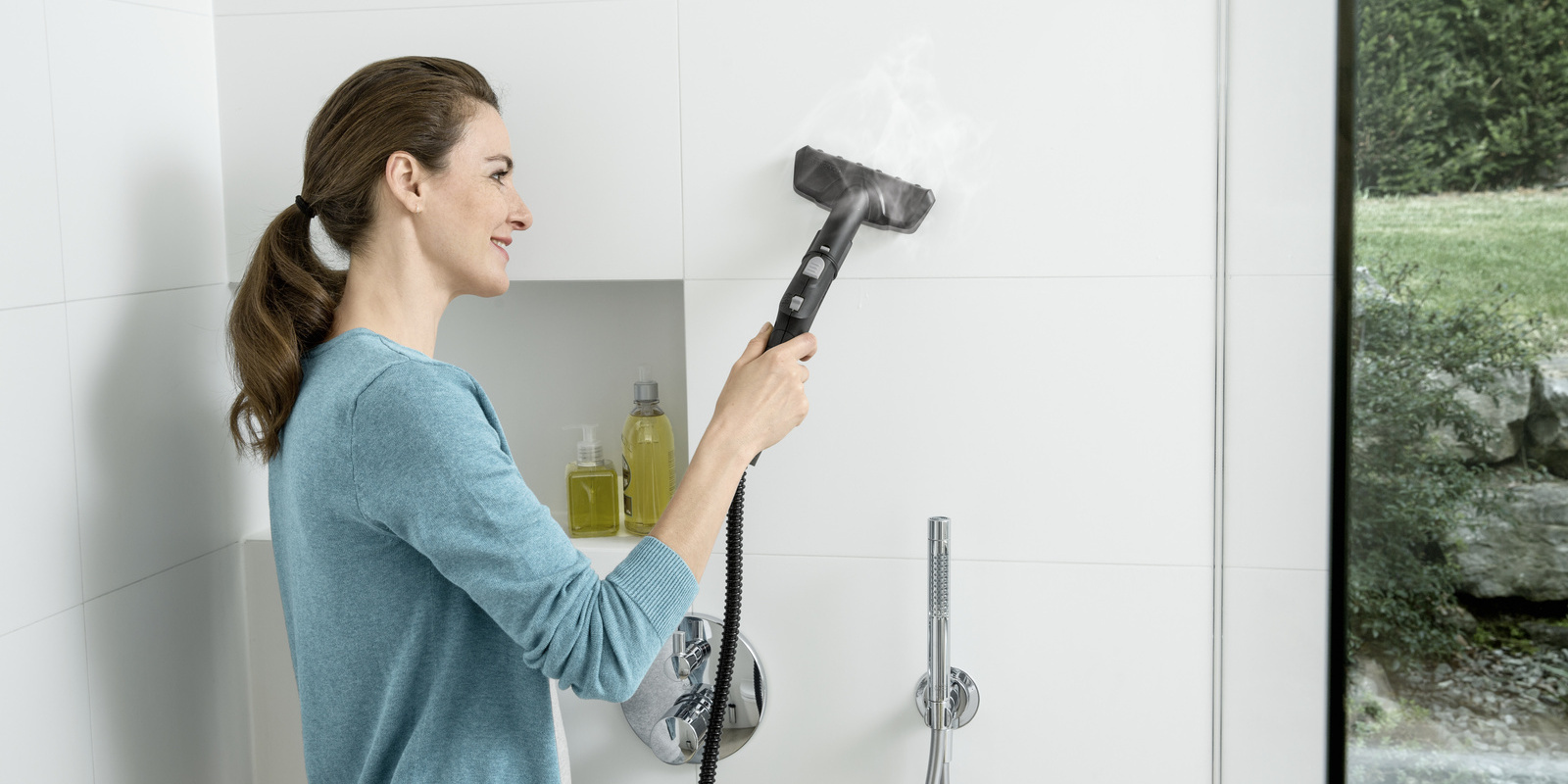 Kärcher tips til rengøring af badeværelse med badekar og brusekabine