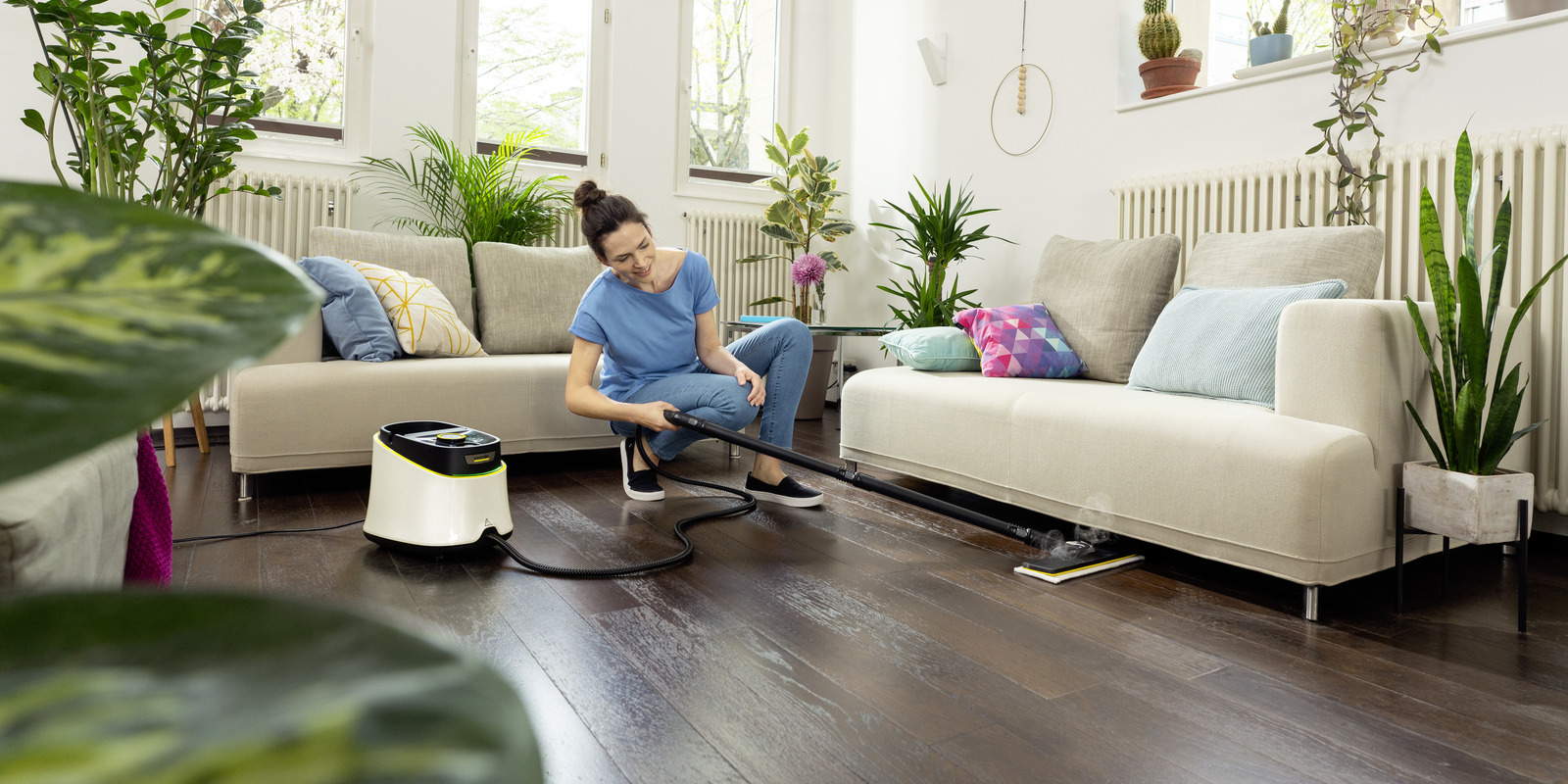 Nettoyage du parquet et du stratifié avec les conseils de Kärcher