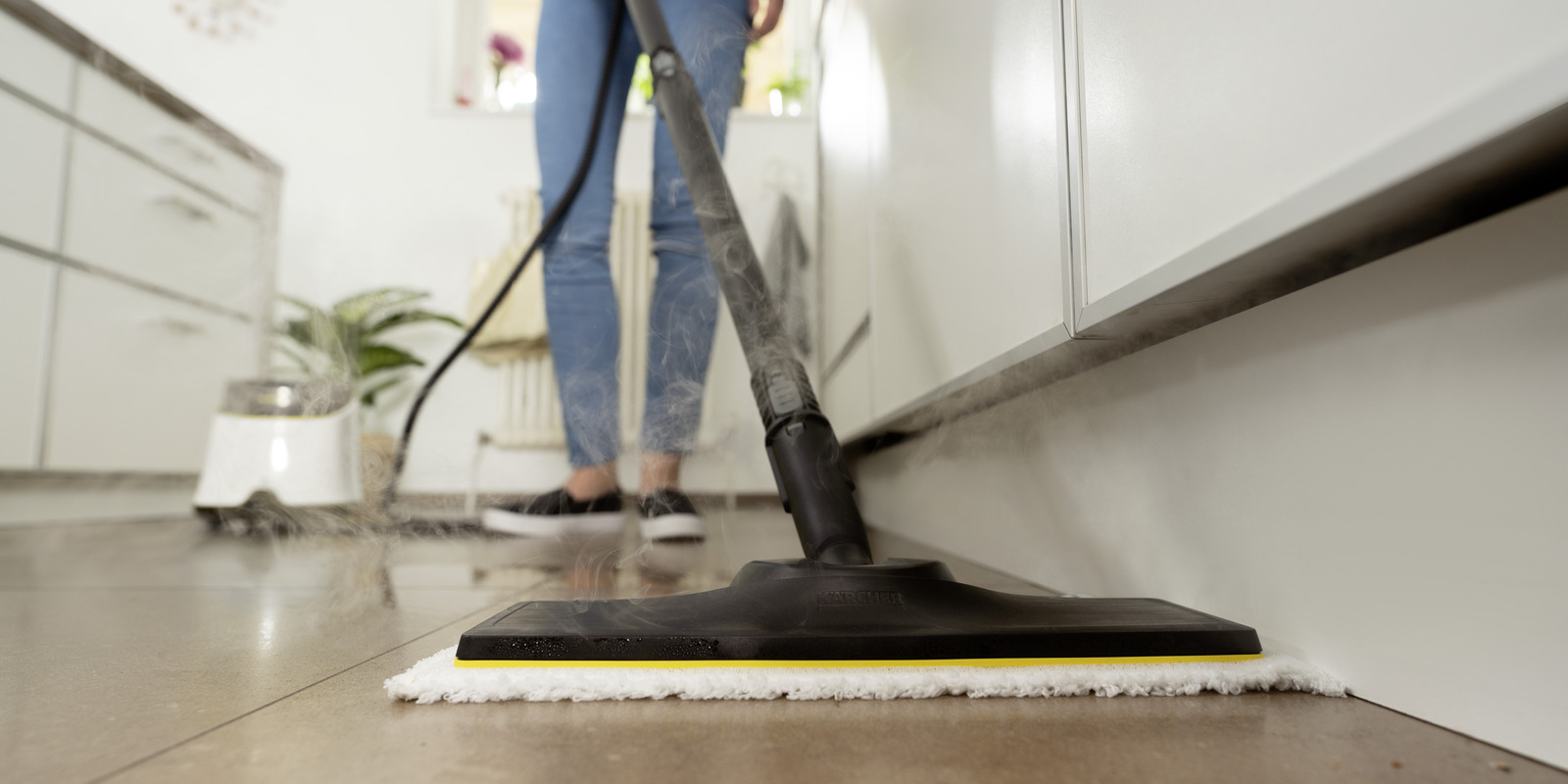 Fliesen reinigen Fliesen reinigen mit Kärcher Dampfreiniger