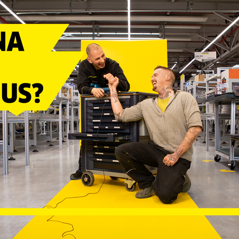 Kärcher Employer Branding - Wanna wow with us