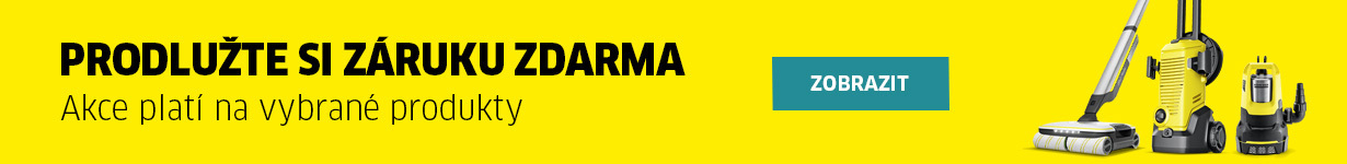 Prodloužené záruky Kärcher