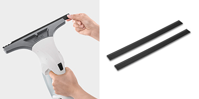 ケルヒャー窓用バキュームクリーナー　アクセサリー 　ゴムワイパー（2本組） 250mm