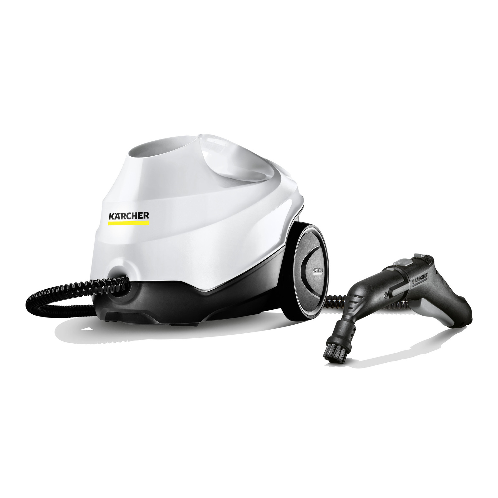 SC 3 EasyFix Person cleaning wooden floor with SC 3 EasyFix